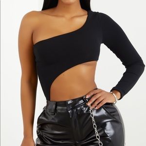 one shoulder bodysuit. Brand is Sorella